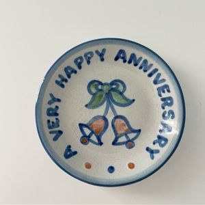 M.A. Hadley 4” Coaster - Happy Anniversary